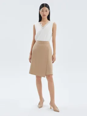 Acetate Asymmetric Skirt