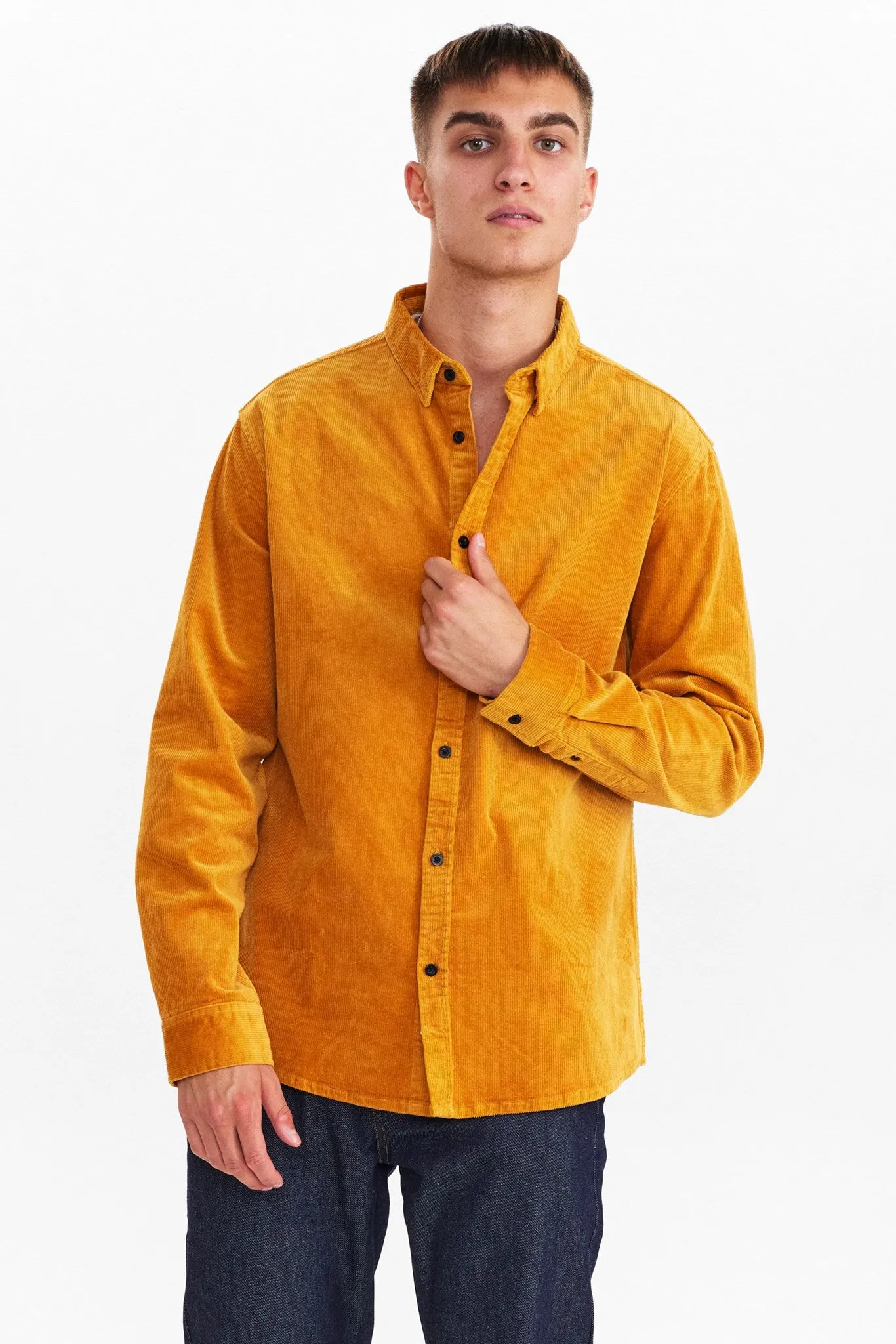 AKLEIF CORDUROY SHIRT - Sunflower