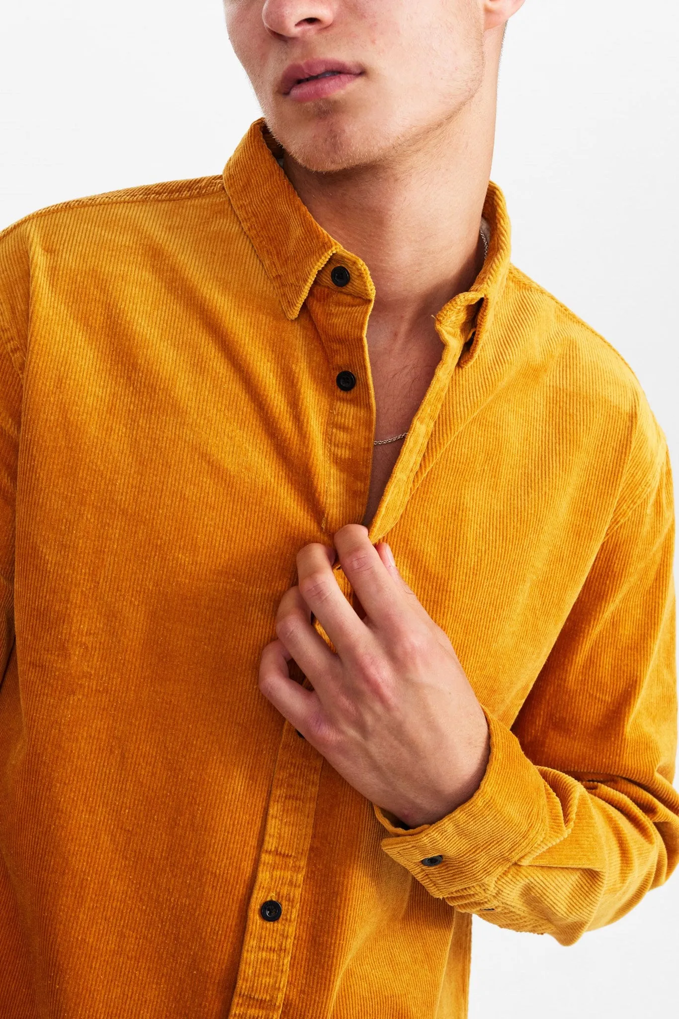 AKLEIF CORDUROY SHIRT - Sunflower