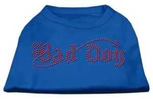 Bad Dog Rhinestone Shirts Blue XL (16)