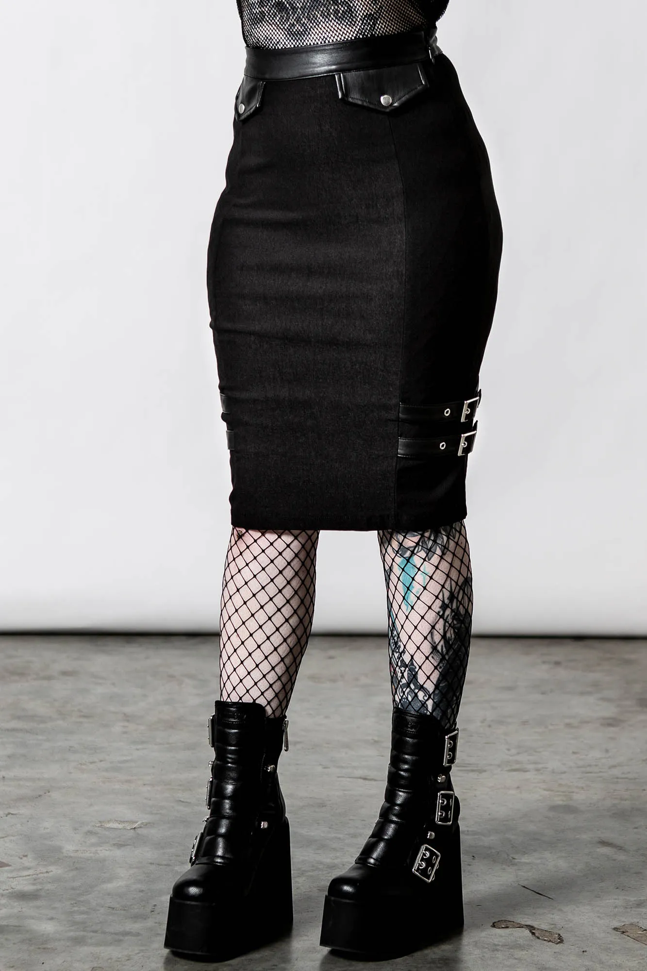 Bayonet Pencil Skirt