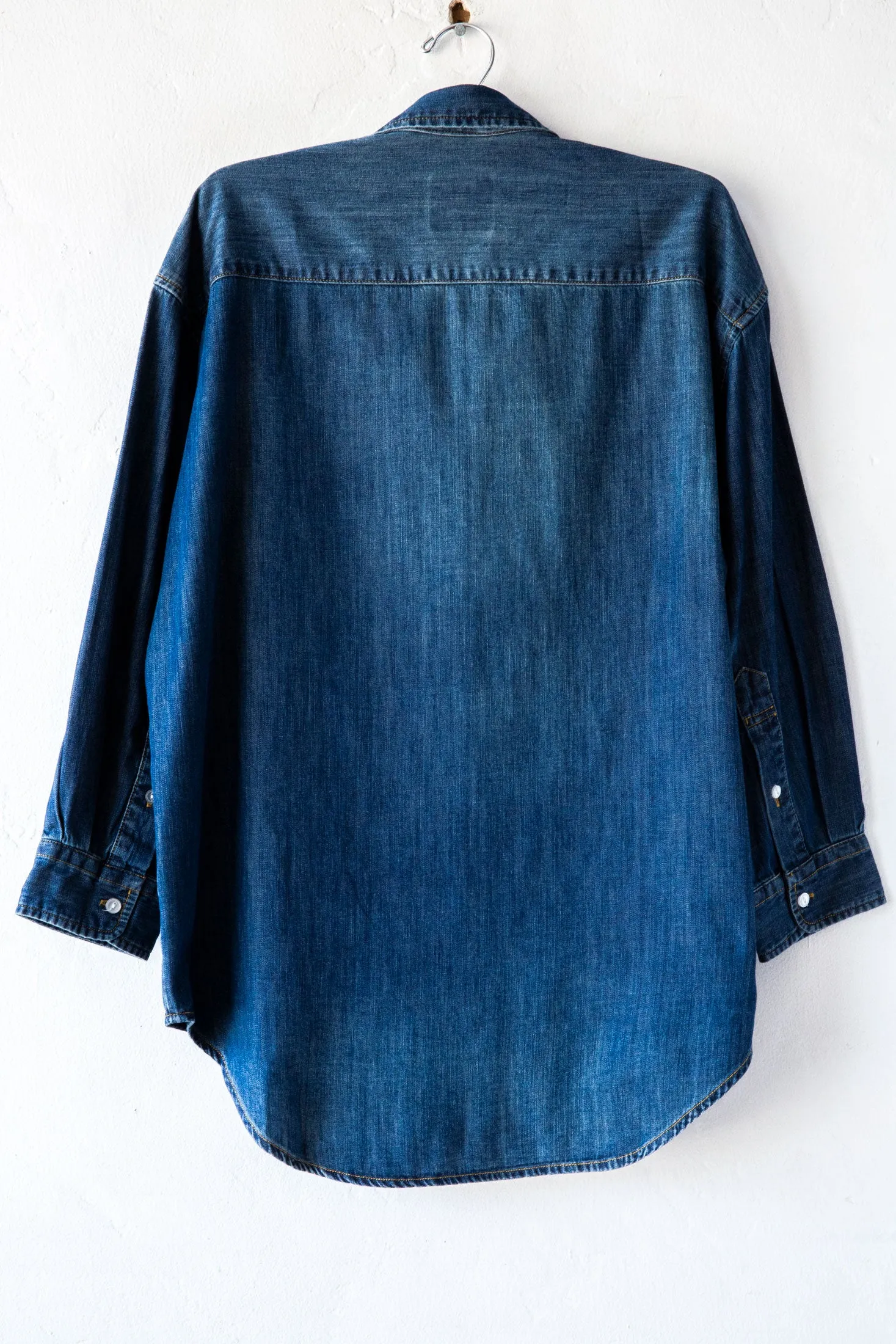 Button Front Denim Shirt