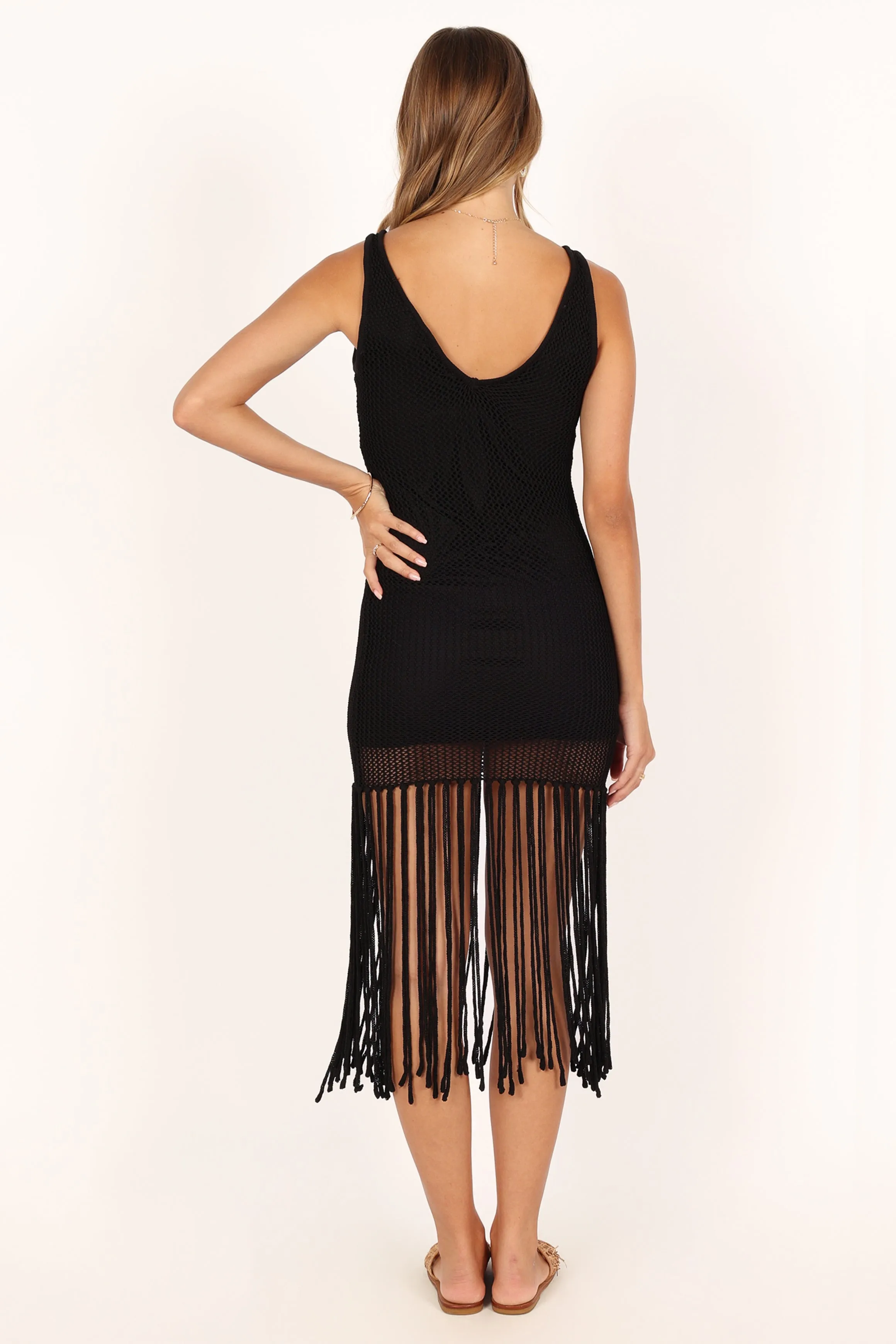 Carlito Midi Dress - Black