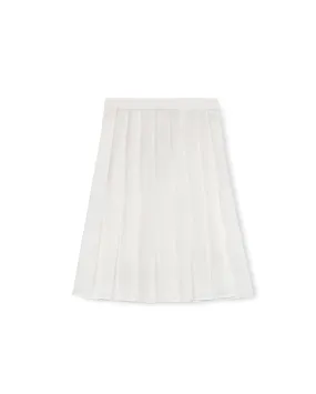 Carol - Pleated Silk Skirt