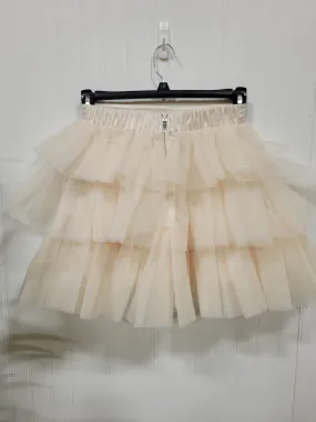 Cream Tulle Skirt