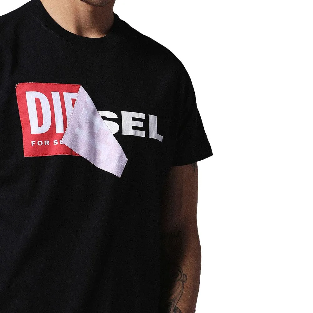 Diesel T Diego QA T Shirt  -  Black