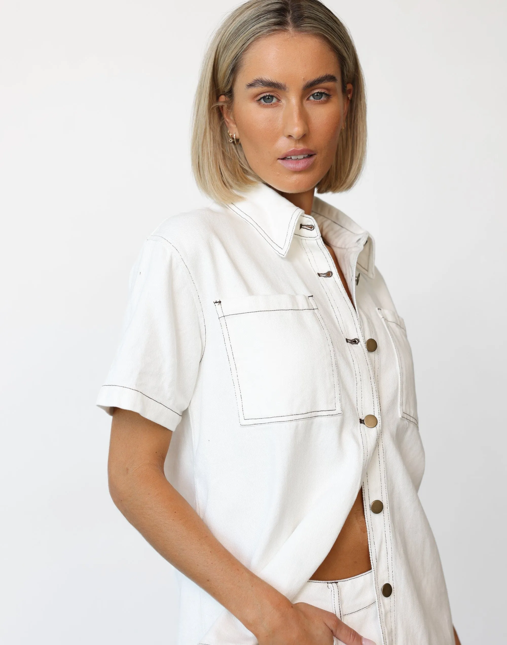 Elizha Shirt (White)