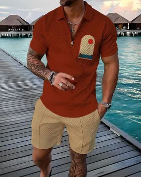 GIULIO POLO SHIRT & SHORTS