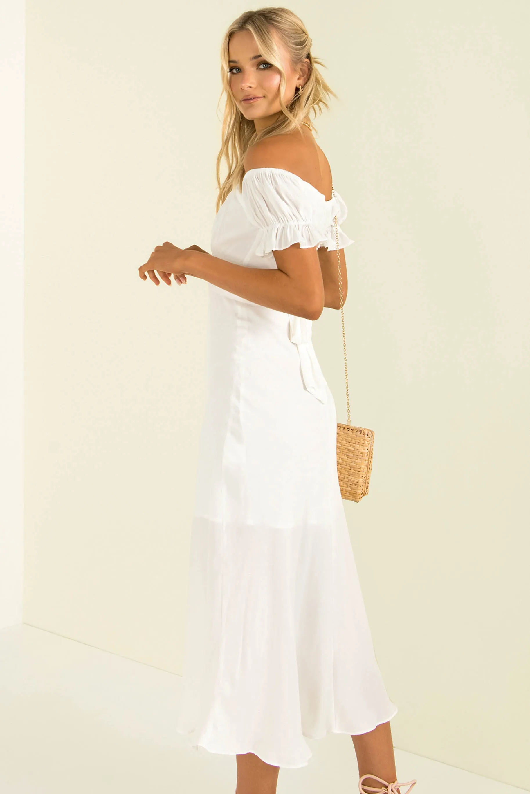 Kristen Dress / White