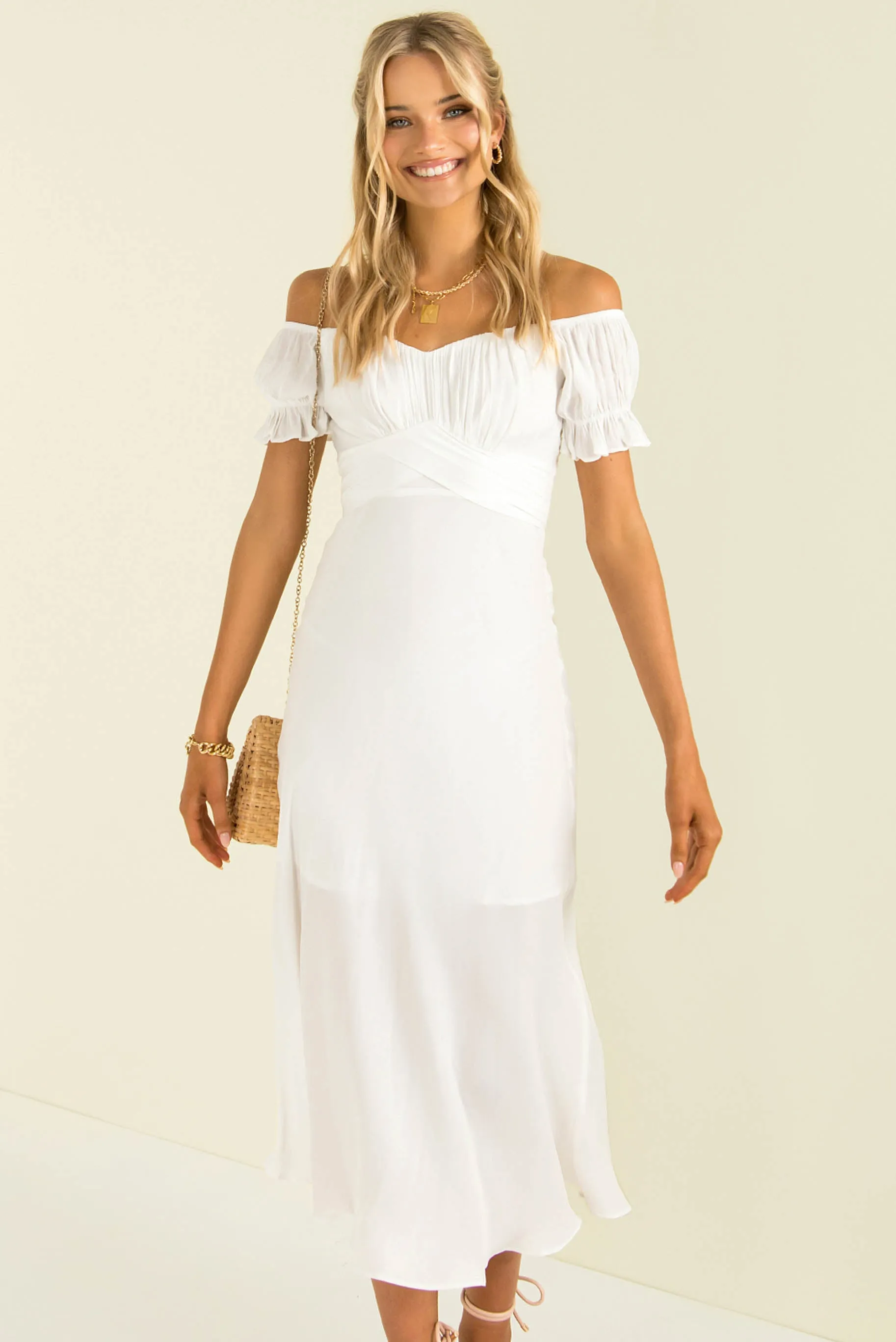 Kristen Dress / White