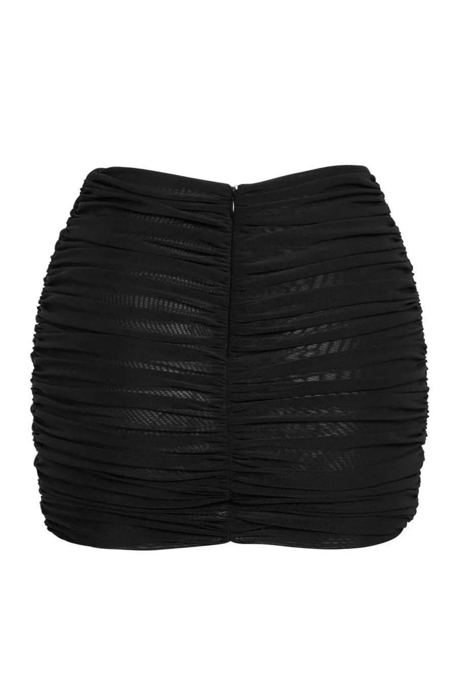 Neptune Mesh Mini Skirt - Black