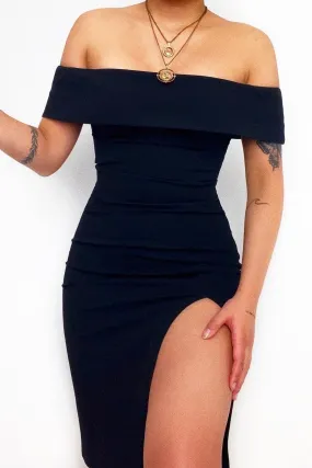 Parker Midi Dress - Black