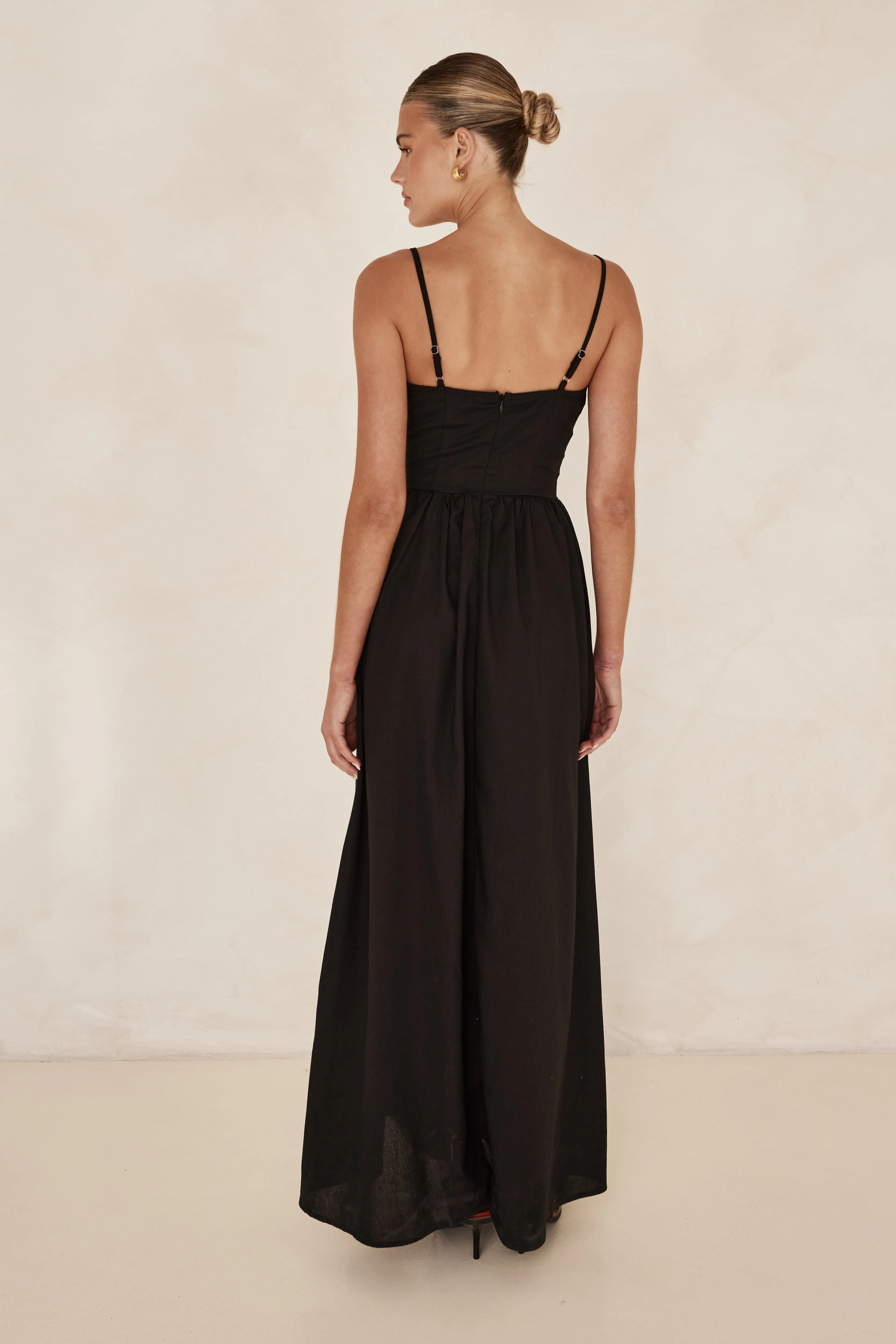 Piper Maxi Dress (Black)