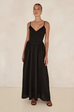 Piper Maxi Dress (Black)