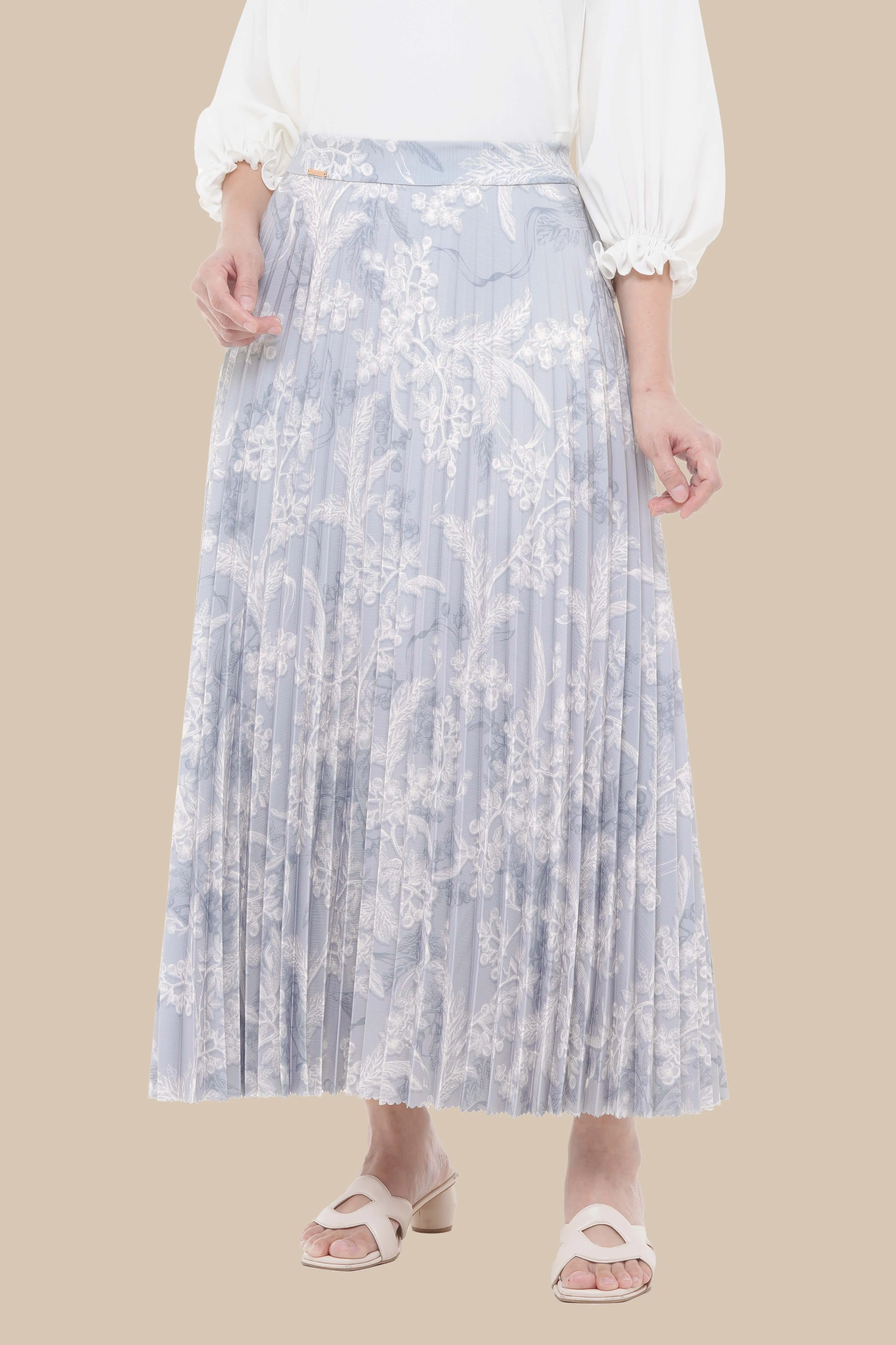 Ruby Pleated Skirt (Minor) Ocean Mist