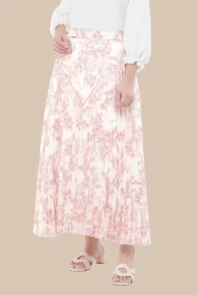 Ruby Pleated Skirt (Minor) Rosie Blush