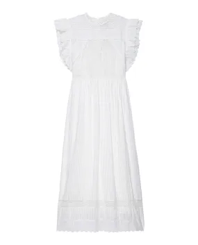 The Trellis Dress. -- White