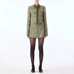 ULTRA MINI TWEED SKIRT