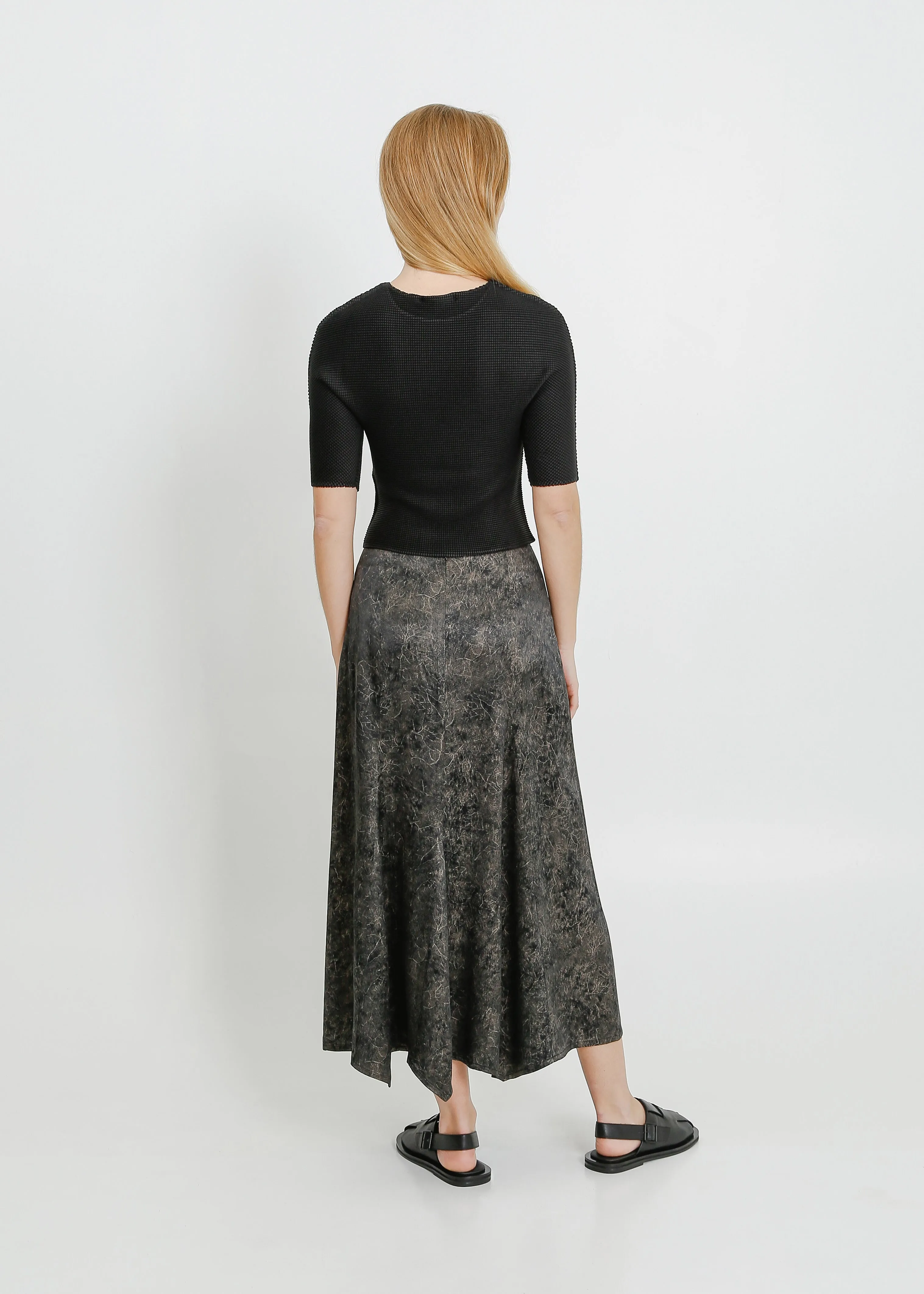 VALENCIA SKIRT / BLACK-BONE