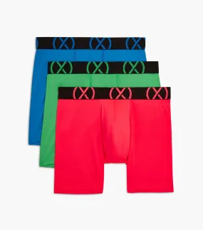 (X) Sport | 6" Boxer Brief 3-pack